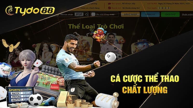 Thể thao Tydo88 hấp dẫn chân thực